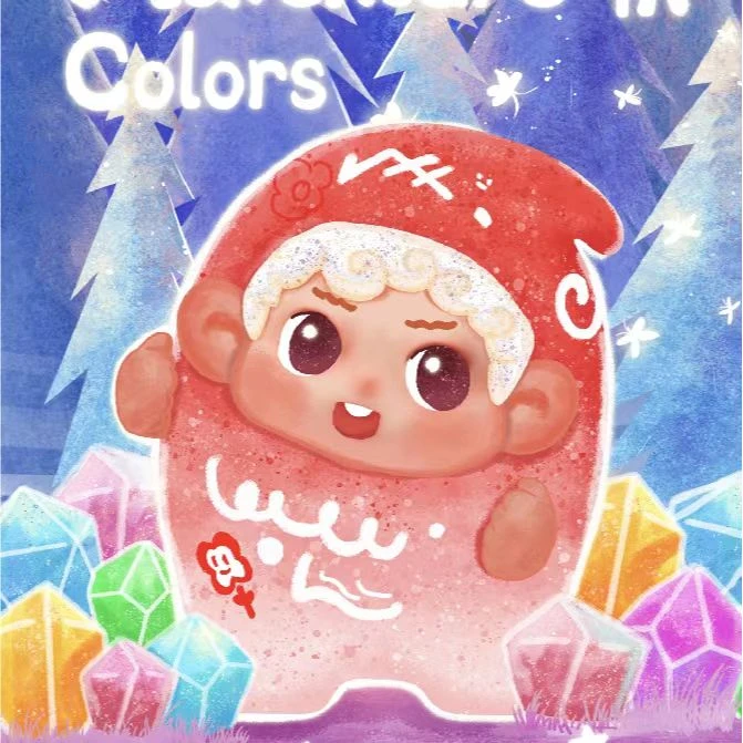 【拆盒】Nimoo的彩色冒险系列萌粒潮流玩具盲盒