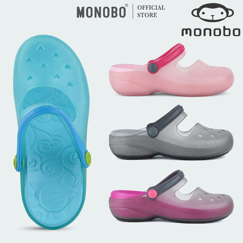 泰国进口橡胶洞洞鞋女夏季外穿沙滩鞋增高厚底防水果冻包头凉拖鞋