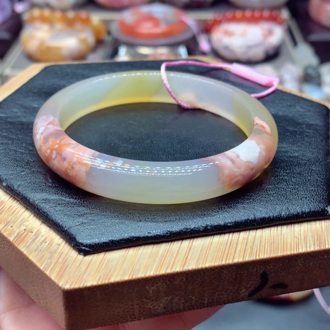 【闪购商品】玛瑙/玉髓手镯7未镶嵌梦**航