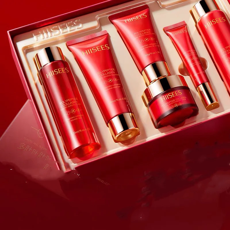 韩瑟多肽胶原六件套套盒补水保湿护肤品套盒