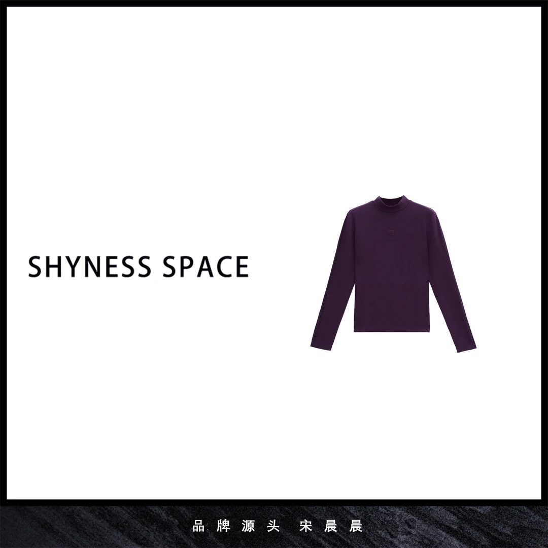 宋晨晨 Y-SHYNESS SPACE原创设计 精致定制热力感磨毛打底衫HB075