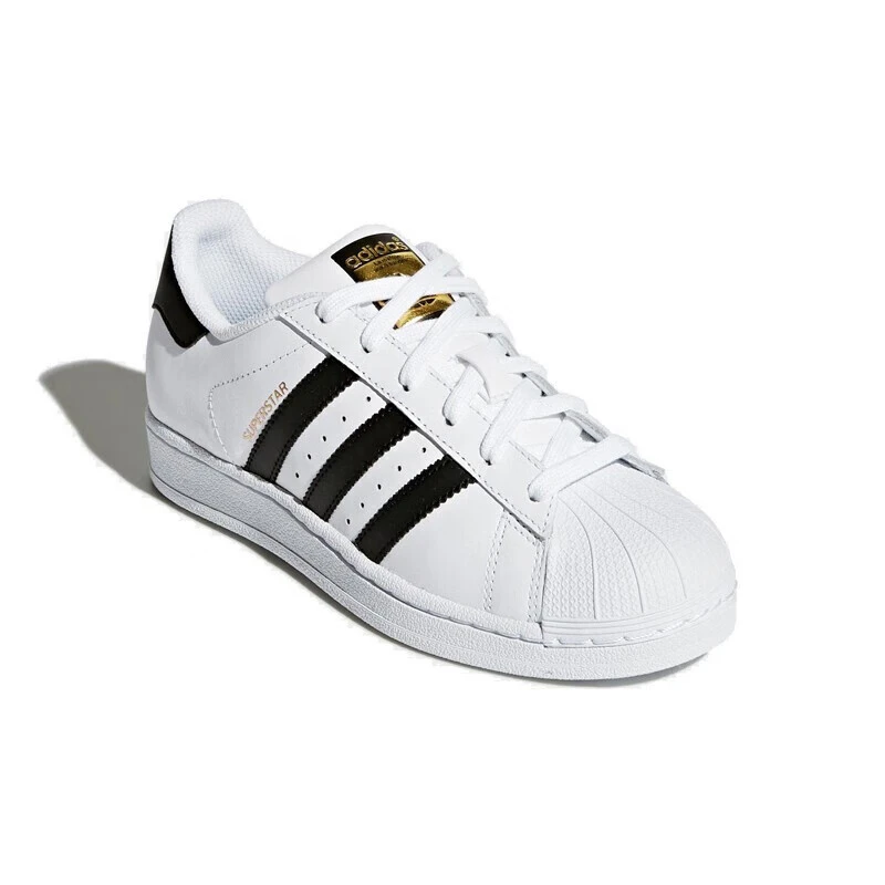 adidas/阿迪达斯originals 金标经典款低帮儿童板鞋白黑+FU7712