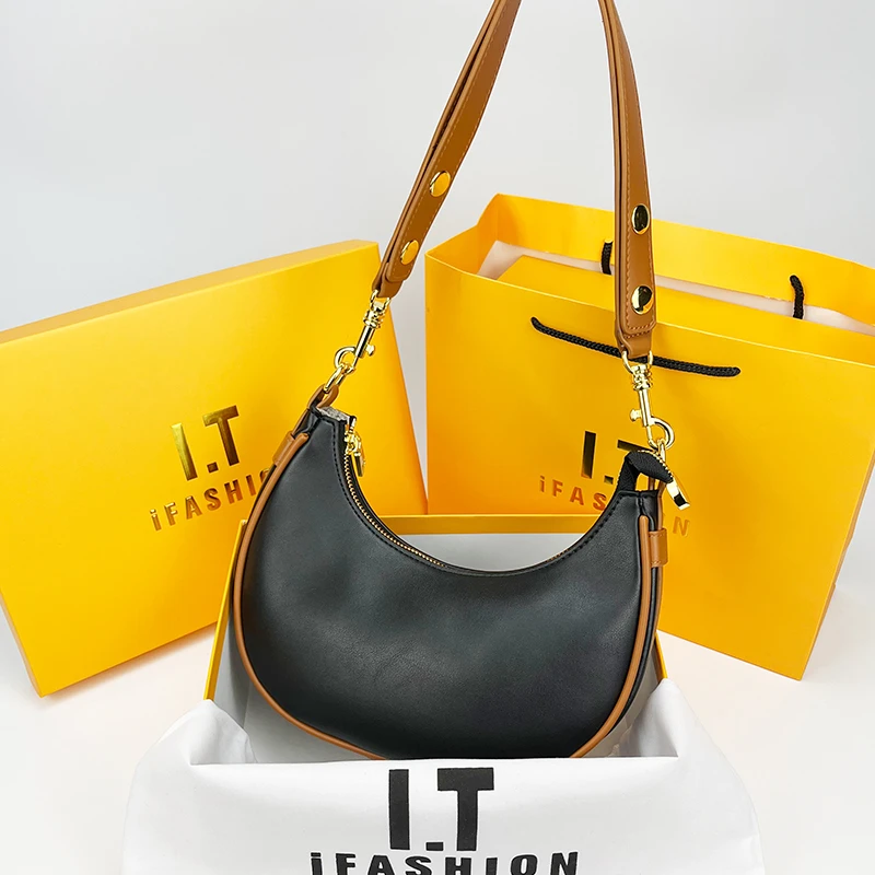 包包女2024新款月牙包简约腋下包时尚百搭手提单肩包高级感法棍包