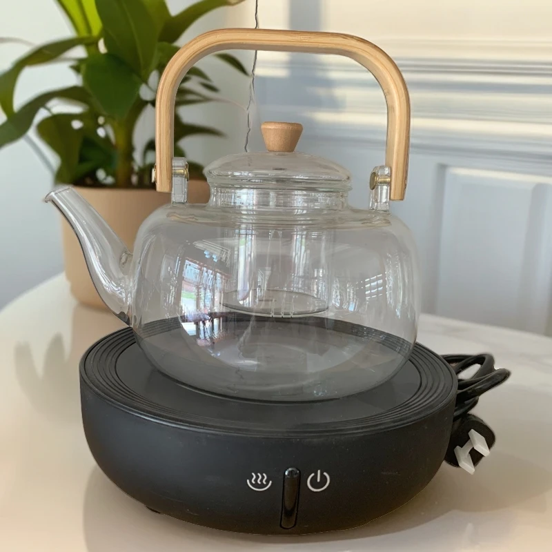 电陶炉家用耐高温玻璃茶壶提梁壶泡茶养生壶煮茶壶茶器套装煮茶炉