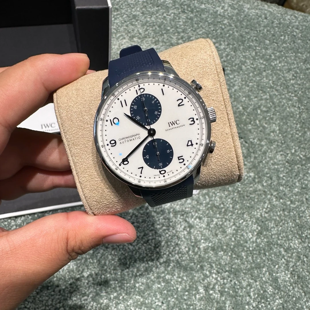 99新 IWC/万国 白盘蓝眼22年延保8年自动上链 精钢 41.0