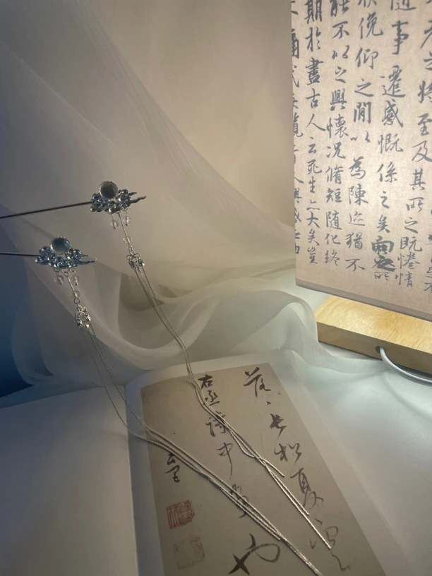 原创（似烟）流苏发簪汉服配饰古风配饰