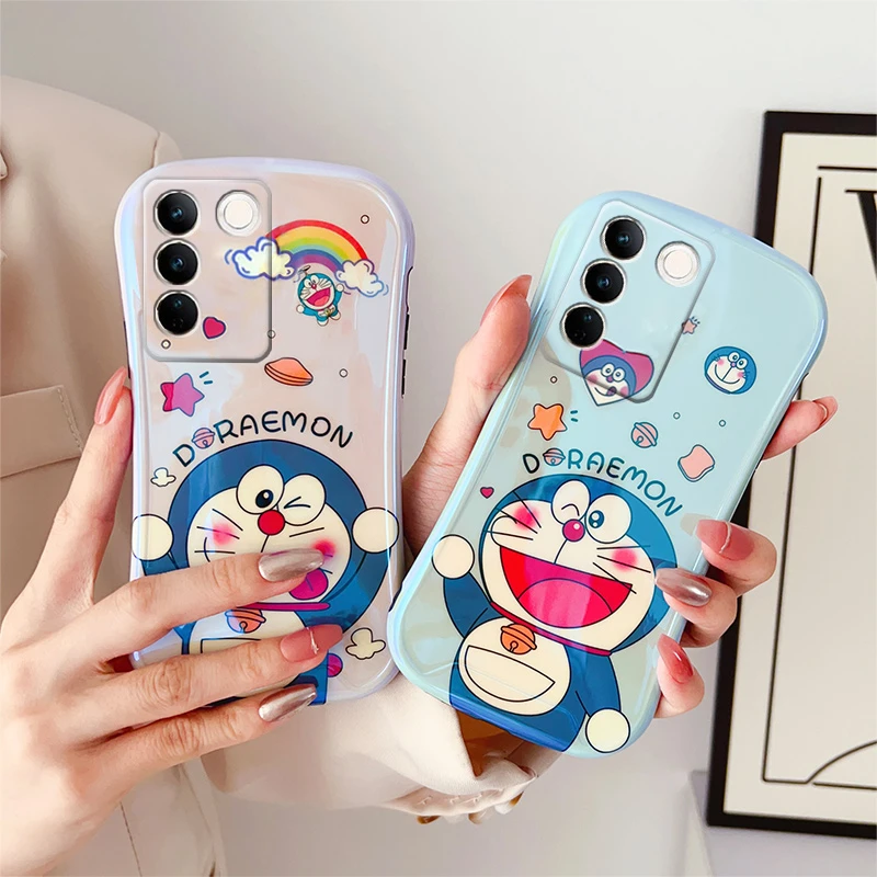 卡通哆啦适用VIVO s16手机壳s16pro蓝光小蛮腰viv0s16潮牌保护套s