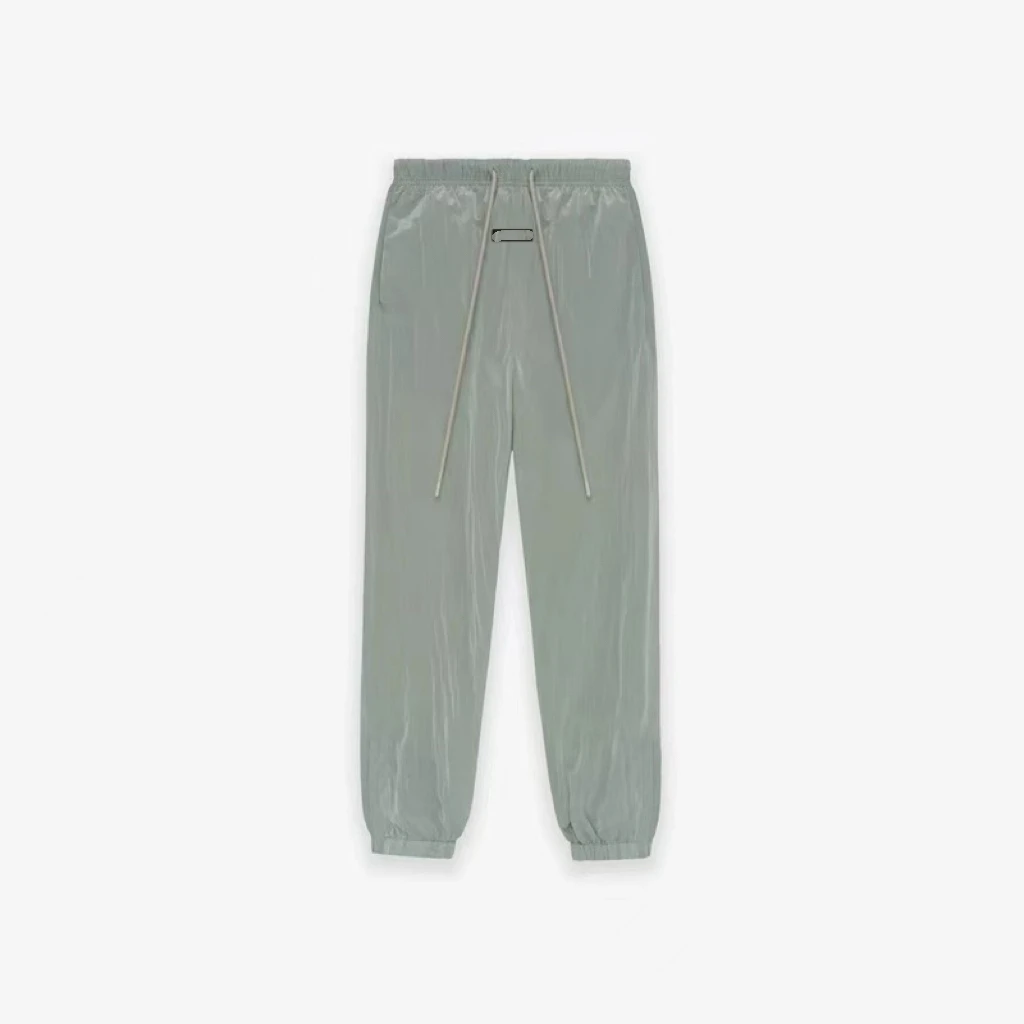 宁波原厂ESS【24新款】男士梭织工装裤金属宽松长裤休闲裤纯色抽绳