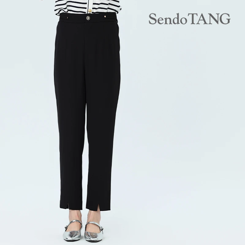 【云鱼游】胖多家大码女装气质设计感时尚微胖宽松显瘦高腰裤