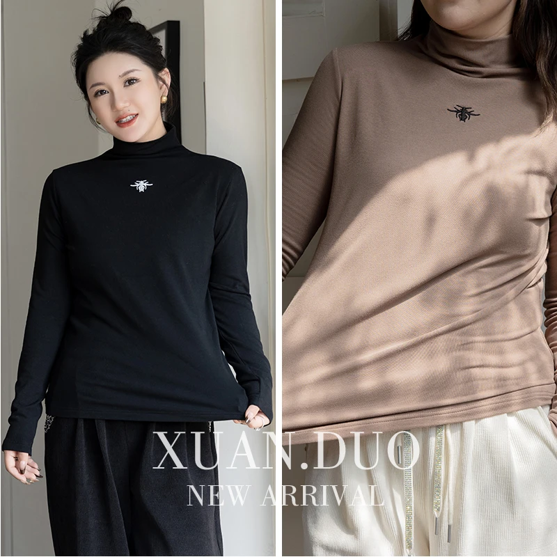 【心软】萱多家大码女装气质设计感时尚宽松显瘦长袖上衣