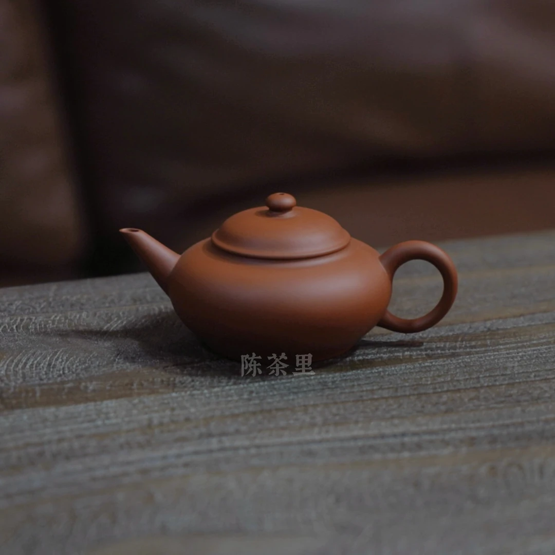 苏铭智鸡蛋黄茶壶慕古精品系列纯手工潮州手拉壶小品壶【一物一拍】