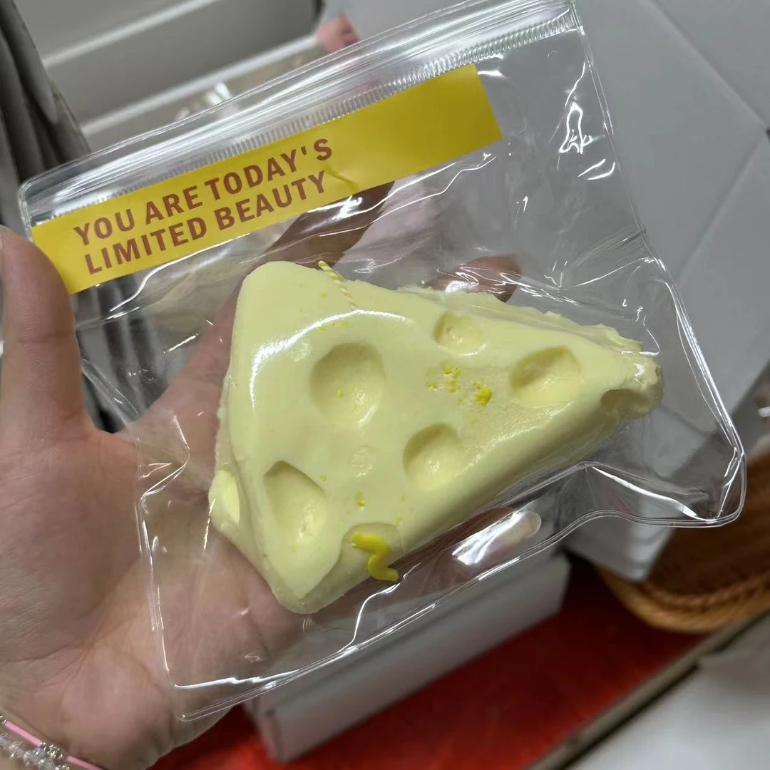 食品级硅胶捏捏 大三角奶酪块