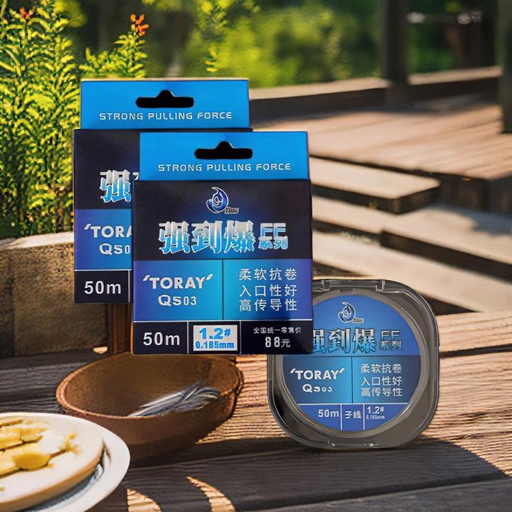 【东丽A90W】日本进口鱼线强拉力柔软防缠绕低延伸秒切水尼龙线主线
