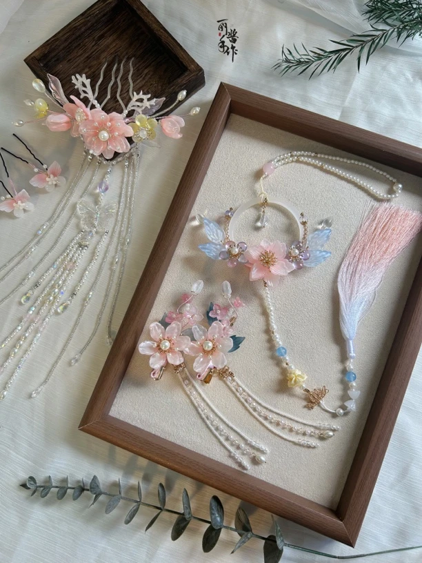 2号-直播间链接古风发饰手工饰品