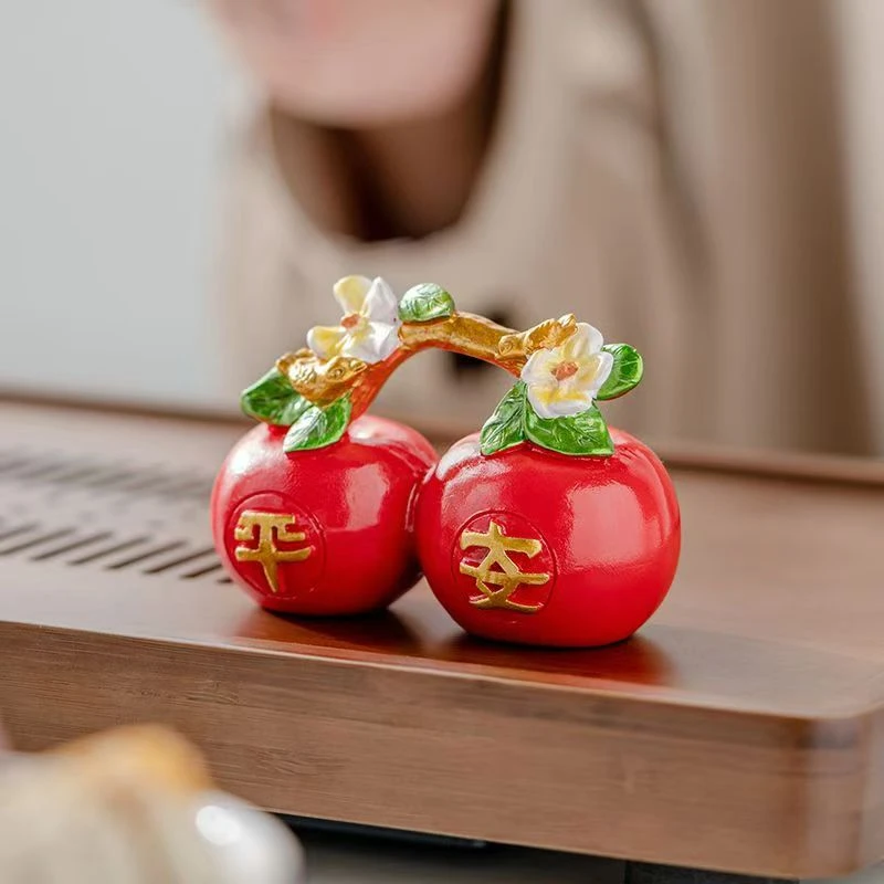 车载玄关精美摆件小苹果