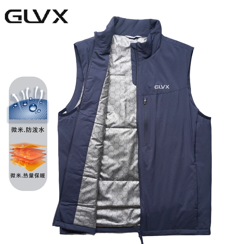 GLVX高尔夫外套男秋冬保暖棉背心蓄热内里防风透气马甲