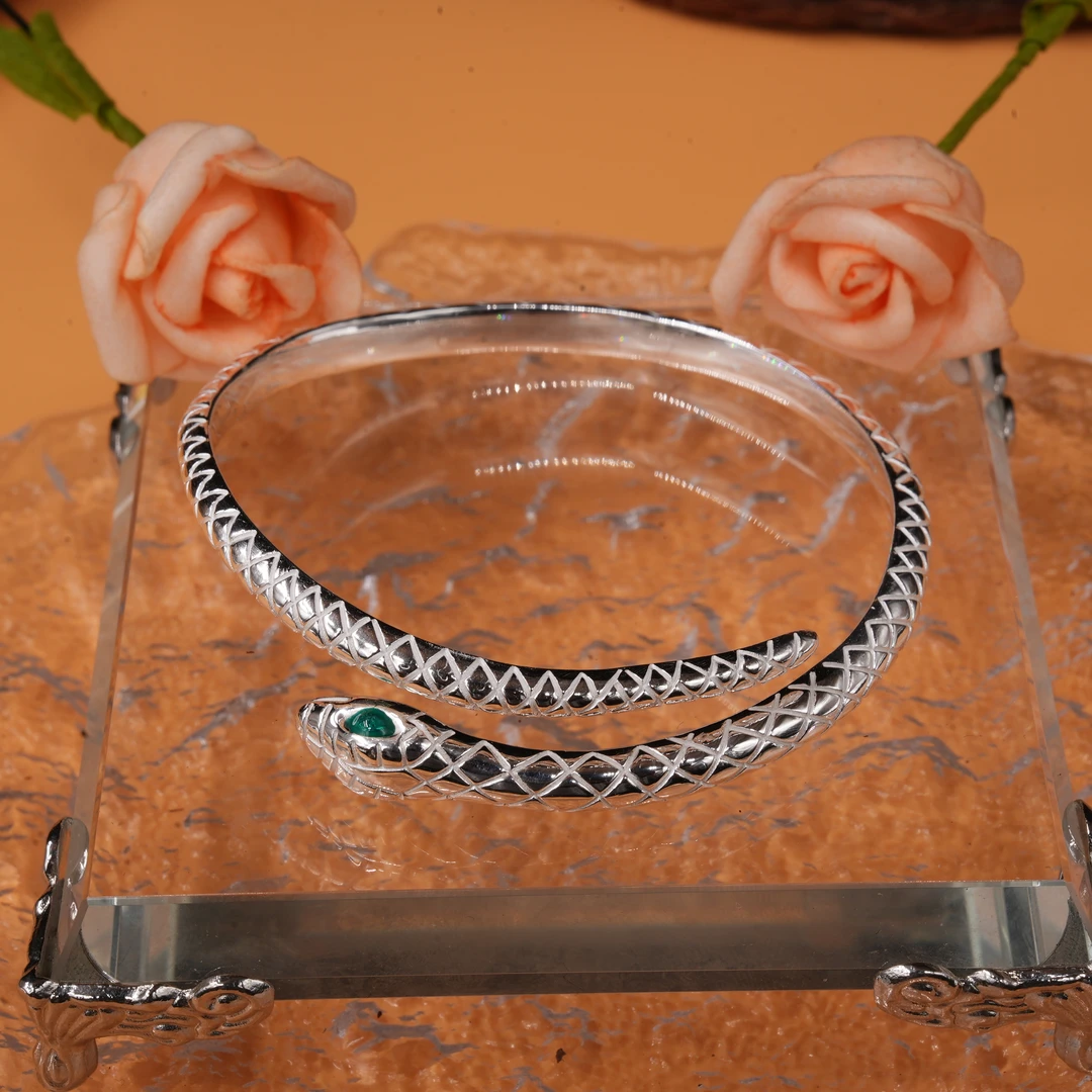 云银雪山 足银手镯 YHA478【蛇鳞闪闪】足银999手镯29.8g±1g