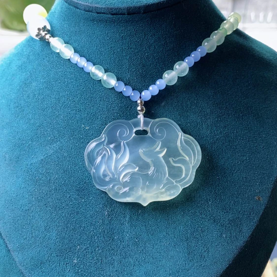 【闪购商品】蛇纹石玉颈饰未镶嵌赵*虎