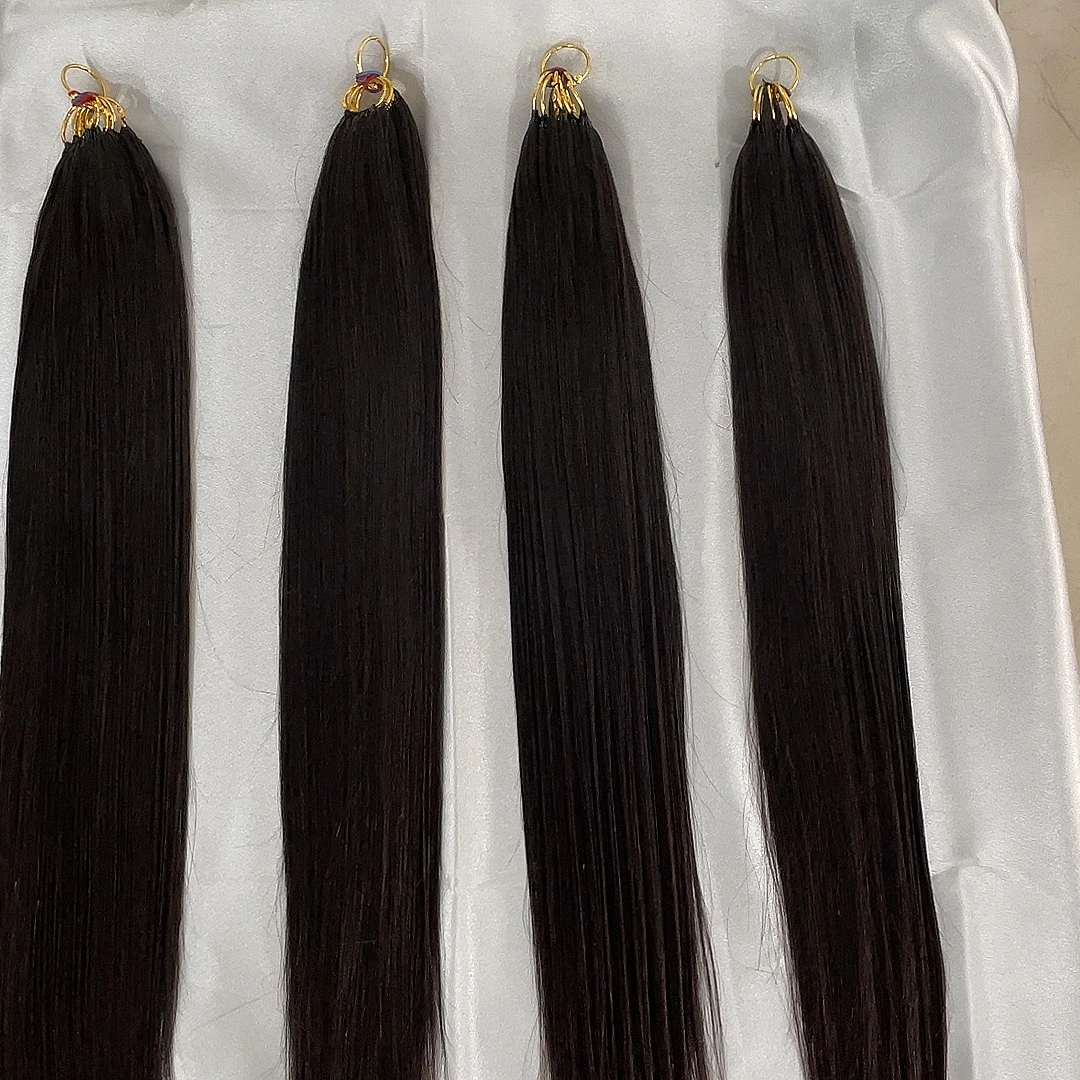 三代无折头羽毛i18羽毛6D8D微米贴片弹力二代 超声波纳米水晶线