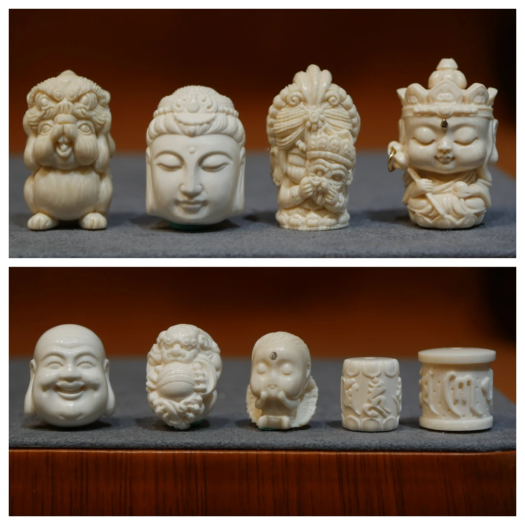 神形真品猛犸单珠配饰 可做吊坠 手串配珠 文玩配件 手工diy百搭