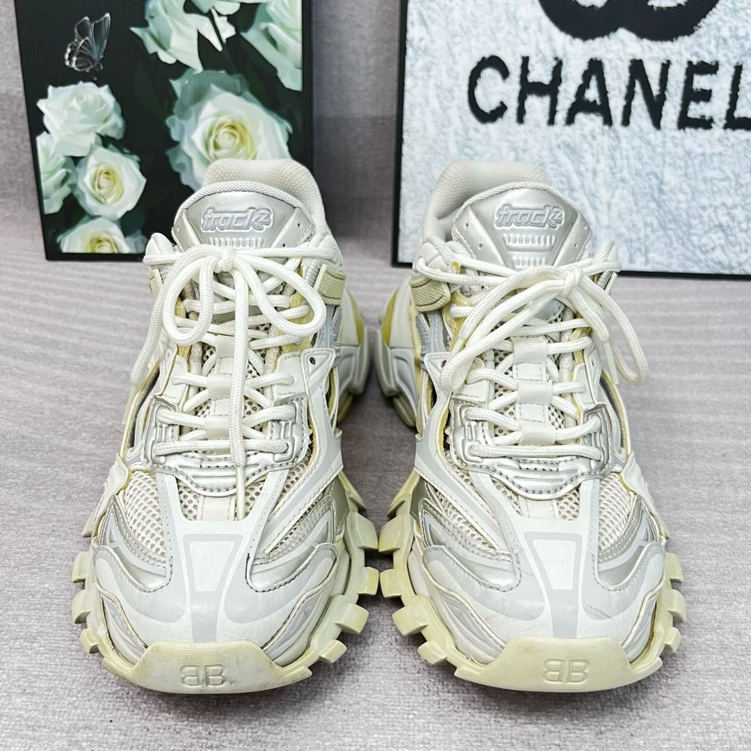 Balenciaga巴黎世家【98新】Track 2.0老爹鞋白色39码
