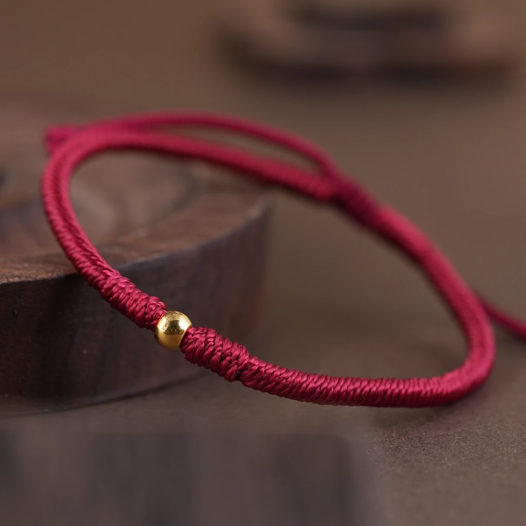 足金转运珠手绳（粉丝专享）