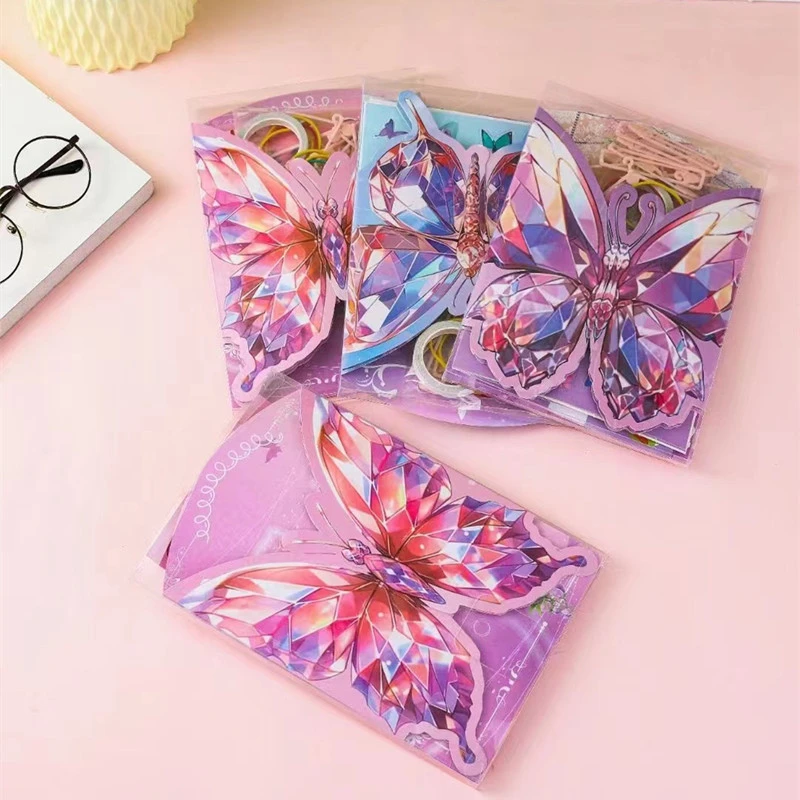 新款DIY自制立体蝴蝶安静书 儿童创意手工免裁剪自制蝴蝶机关书贴