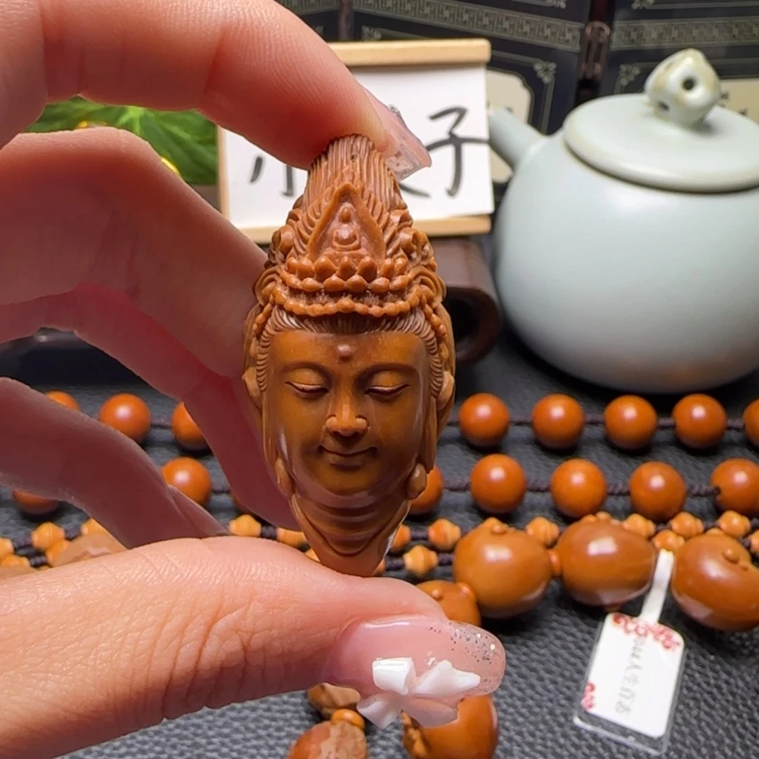 【闪购商品】橄榄核手串最美观音单籽