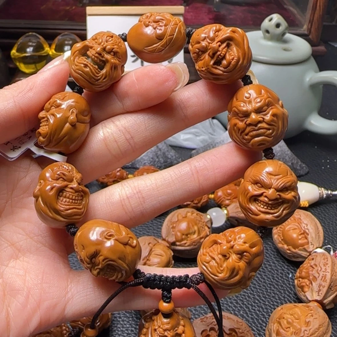 【闪购商品】橄榄核手串经典恶僧