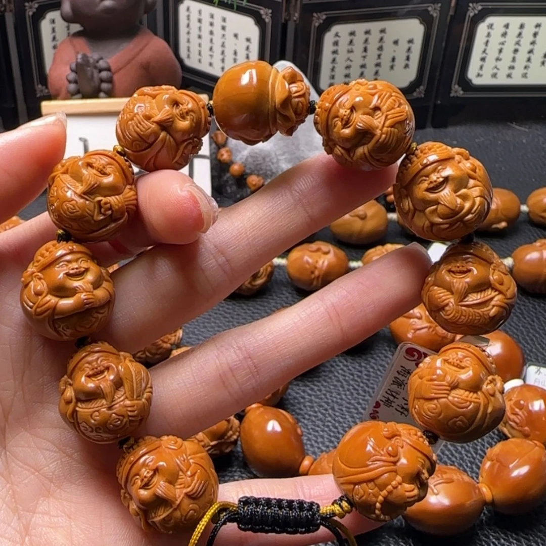【闪购商品】橄榄核手串小籽海派财神