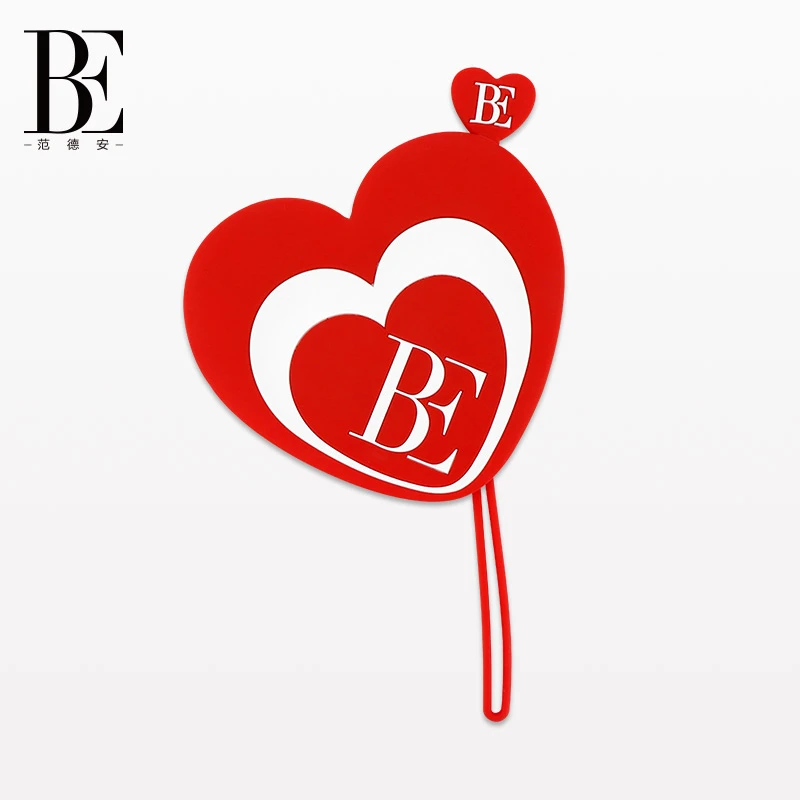 BE范德安 小红心系列 硅胶钥匙套 时尚潮流便携防尘防摔BYST002