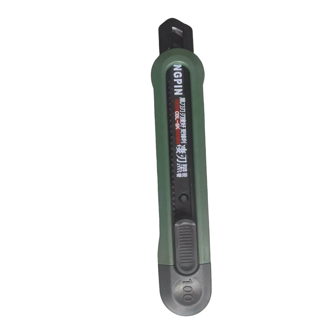 黛绿工业级美工刀内赠送3片原装凄刃黑0.6加厚刀片壁纸刀