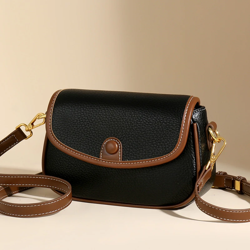 米琦袋鼠秋冬时尚百搭中年妈妈女士包包小众单肩包大气简约斜跨包