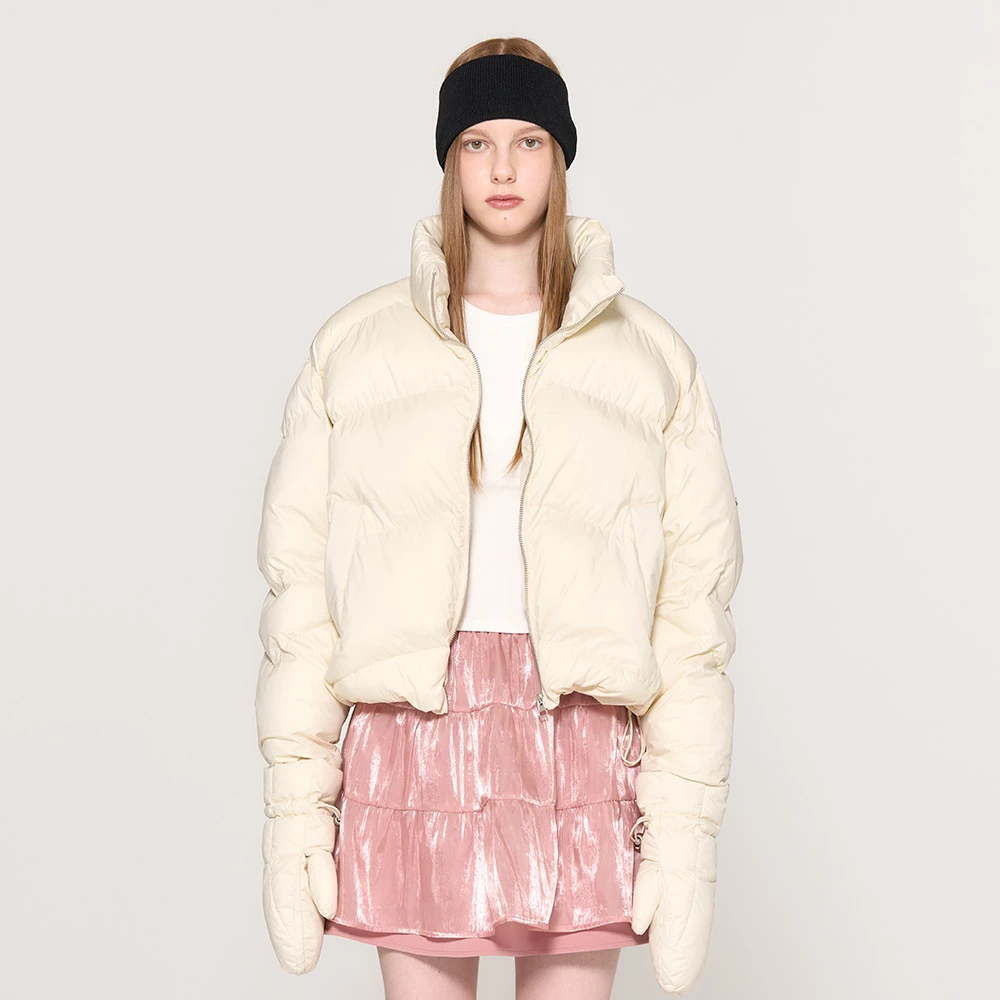 GENERAL IDEA BY BUMSUK泡泡加长袖手套设计棉服外套7501