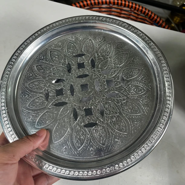 泰国手工铝茶池。国产铜茶池＇潮汕创意简约精美家用工夫茶具圆形