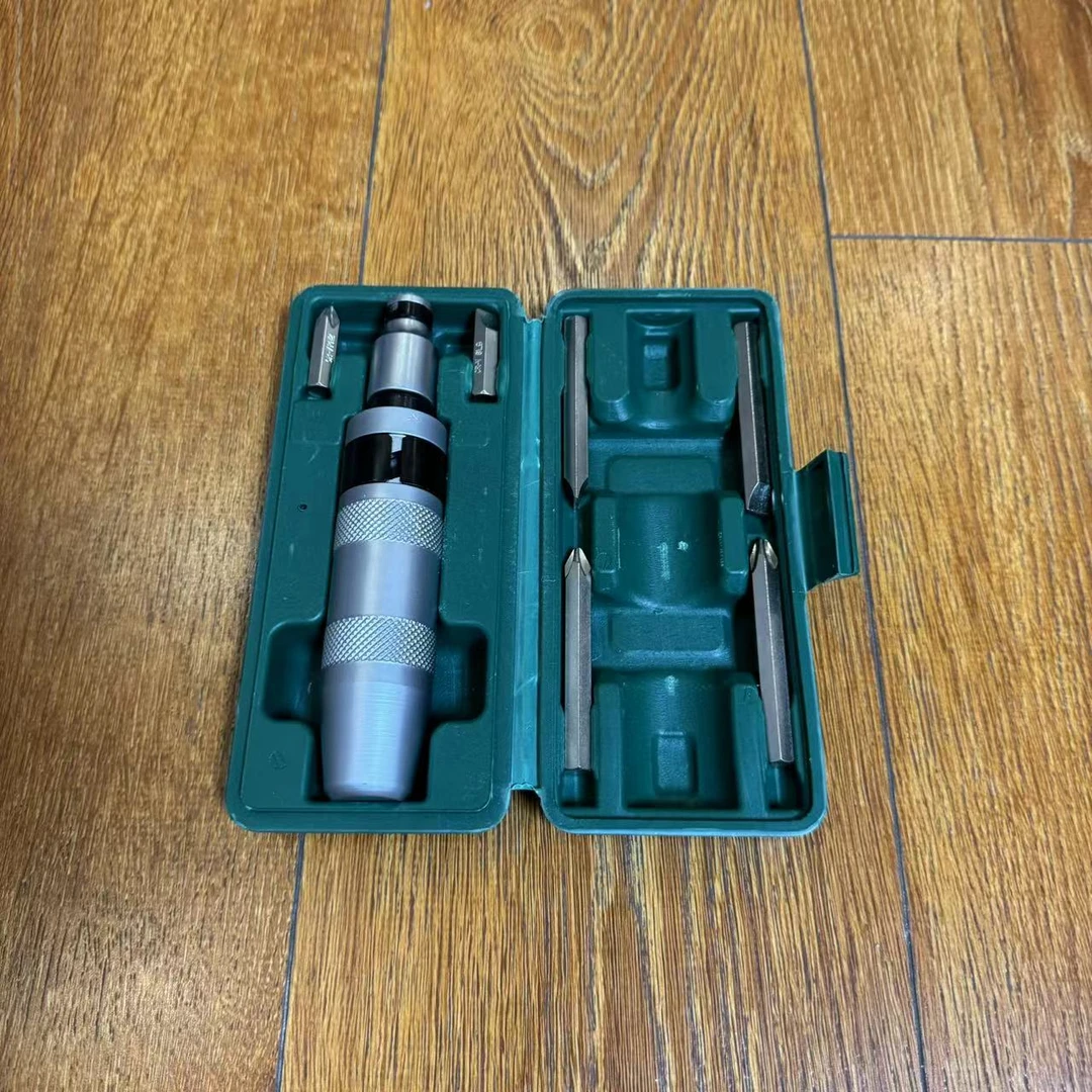 dj直播DJ 塑盒7件套冲击螺丝刀工业级撞批敲击滑丝生锈断头螺丝拆