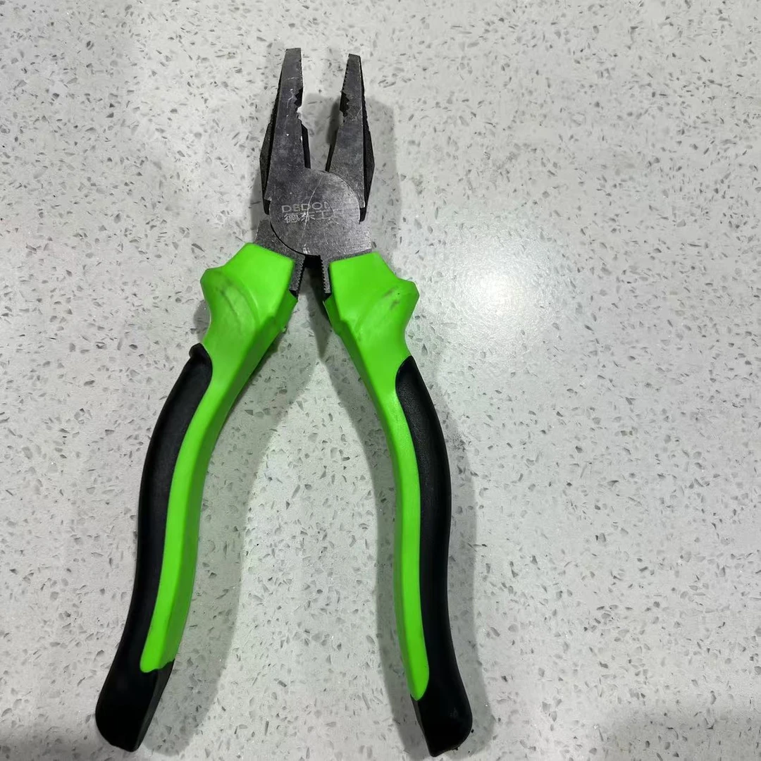 dj五金绿色团鱼-8寸钢丝钳手动工具