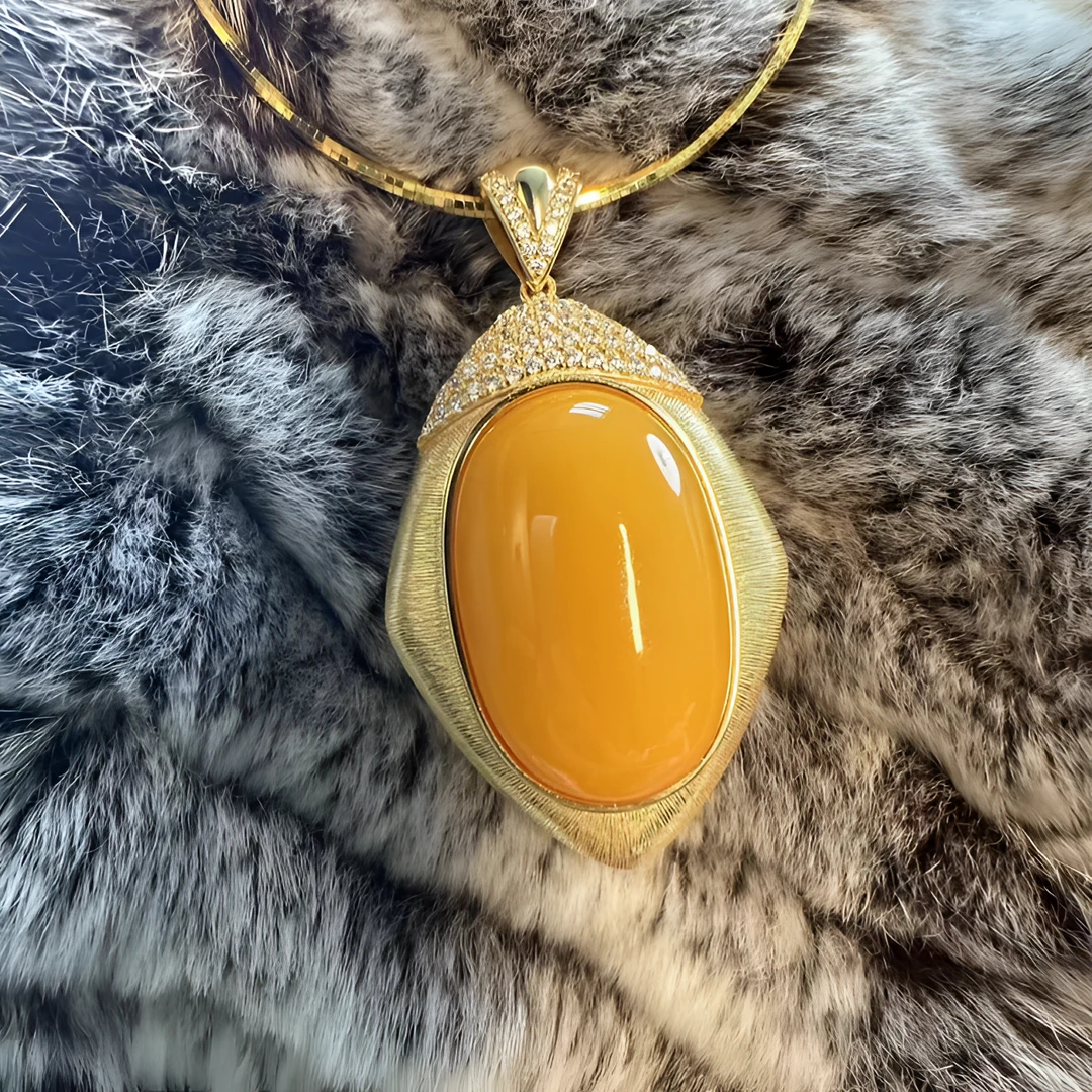 吊坠925银莫桑石 意大利拉丝工艺中古小众款设计师高定吊坠