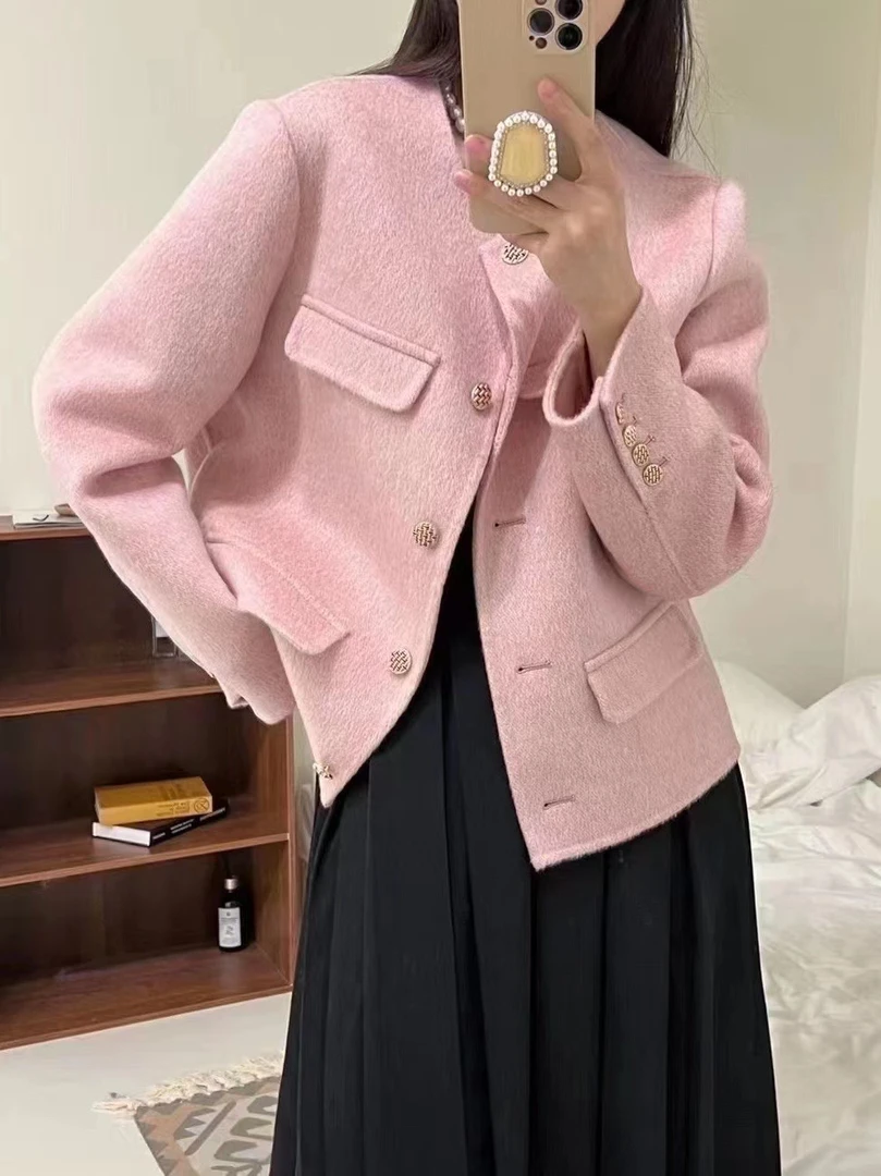 双面羊毛大衣，长款，短款，中长款