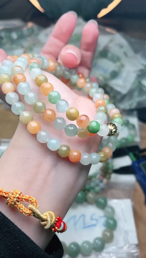 【闪购商品】定制翡翠未镶嵌珠串