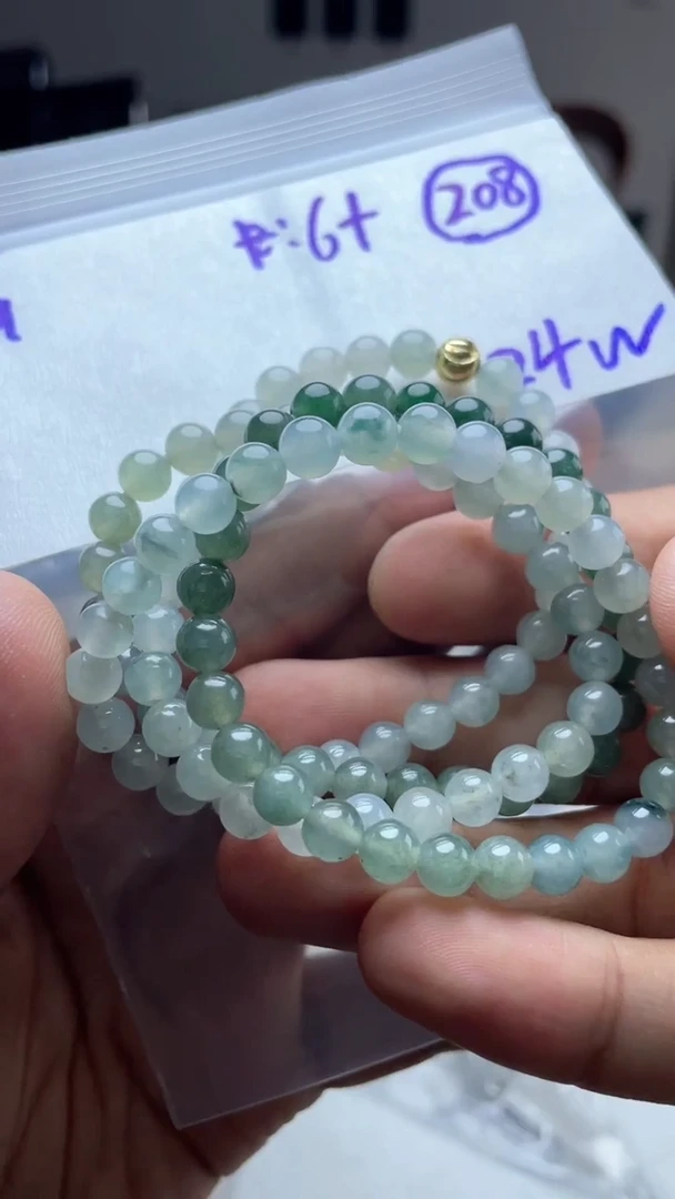【闪购商品】定制翡翠未镶嵌珠串