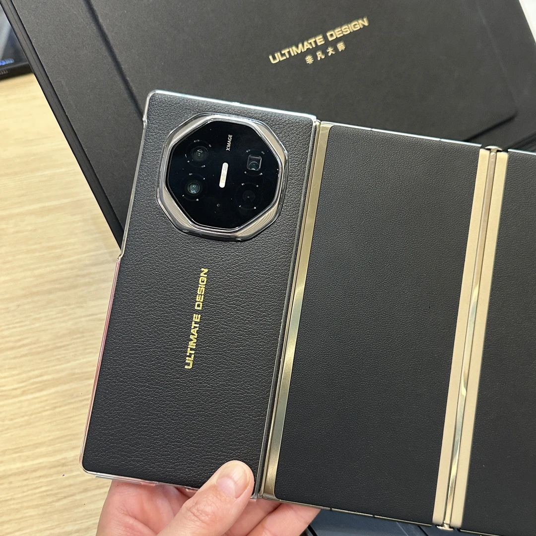 适用华为MateXT非凡大师手机壳高档商务定制真皮x5超薄防摔后壳潮