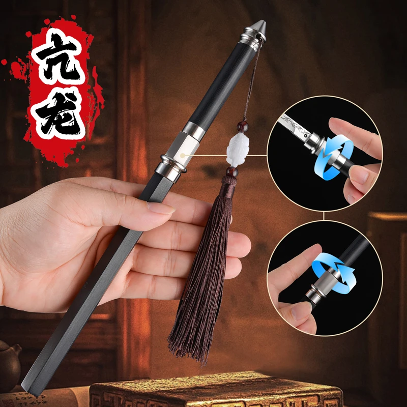 【亢龙】新款户外轴承刀旋转把玩高硬度刀家用水果刀便携可收藏
