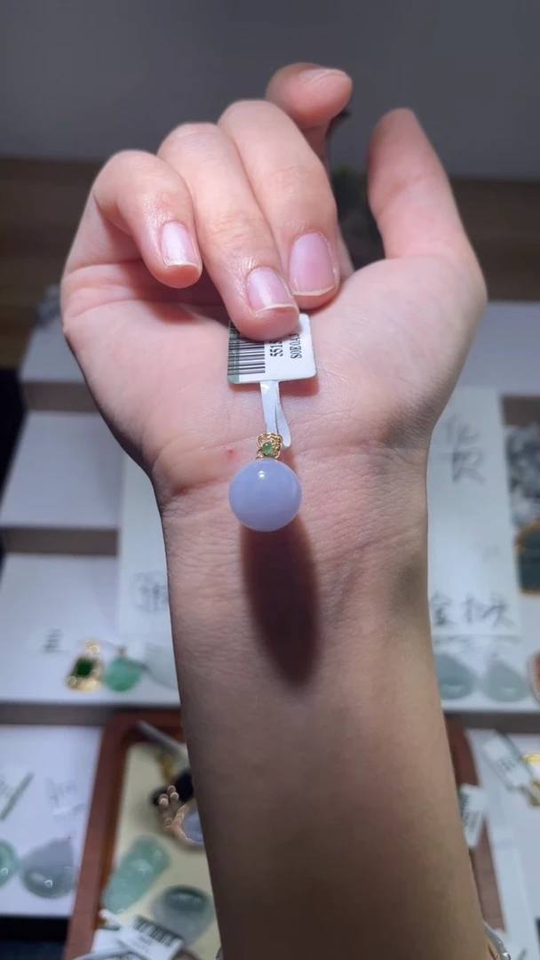 【闪购商品】翡翠颈饰未镶嵌08-26-0060 紫