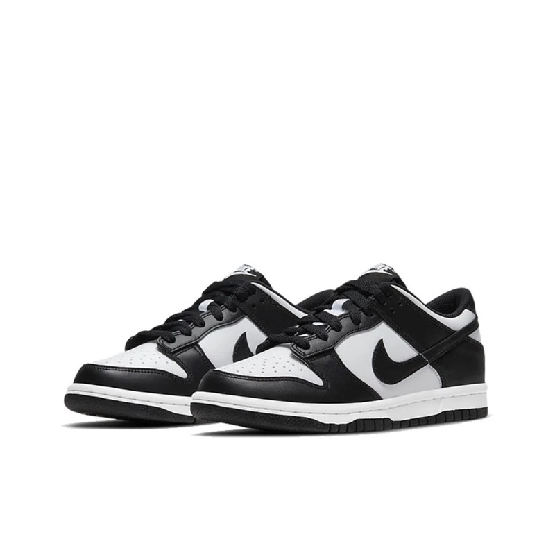 Nike Dunk Low gs熊猫黑白低帮复古休闲大童板鞋 CW1590-100