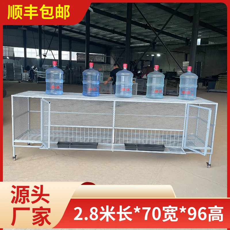 室内特大号鸡舍鸡笼子户外铁丝网鸽子笼兔笼鸡鸭鹅防黄鼠狼加密笼