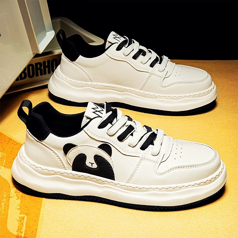 板鞋2024新款网红爆款一脚蹬潮牌休闲小白鞋子男款时尚百搭运动鞋
