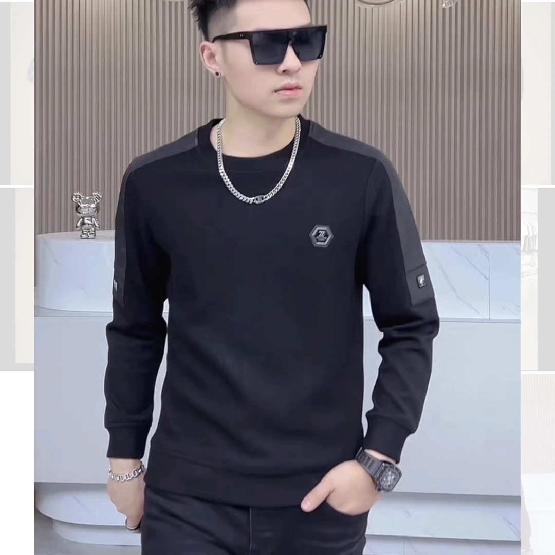 MD原创秋冬/针织工装修身卫衣（2611）