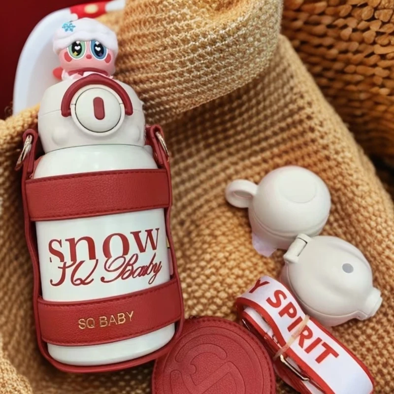 保温杯不锈钢大容量高颜值便携吸管水杯水壶