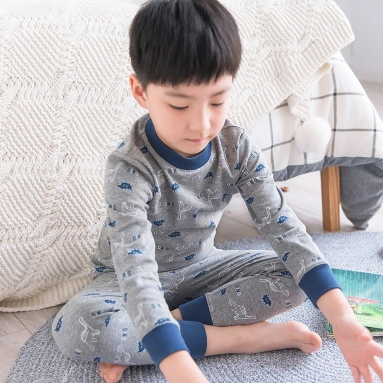 顶瓜瓜顶呱呱儿童保暖内衣套装男童女童秋衣秋裤半高领打底棉毛衫